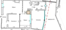 Vente Maison 4 pièces proche Lacordaire  résid calme .