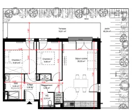 Vente Appartement 3 pièces
