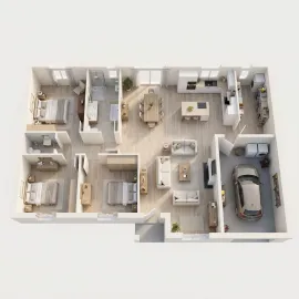 Vente Maison neuve de plain-pied 98 m² 3 ch. + terrain 774 m² à Mardié