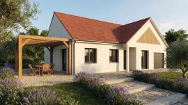 Vente Maison neuve de plain-pied 98 m² 3 ch. + terrain 774 m² à Mardié