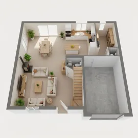 Vente Maison neuve 90 m² 3 ch. + terrain 582 m² à Le Bardon
