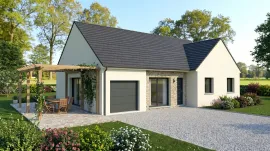 Maison neuve 88 m² + terrain 651 m² à Saint-Péravy-la-Colombe Saint-Péravy-la-Colombe