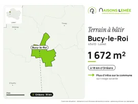 Vente Terrain à bâtir 1 672 m² à Bucy-le-Roi