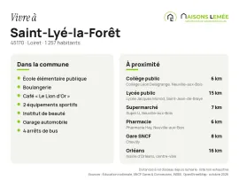 Vente Terrain à bâtir 417 m² viabilisé à Saint-Lyé-la-Forêt
