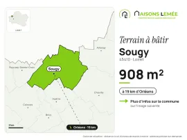Vente Terrain à bâtir 908 m² à Sougy
