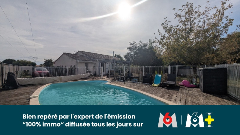 Vente Maison Plain pied 4 pièces avec piscine 