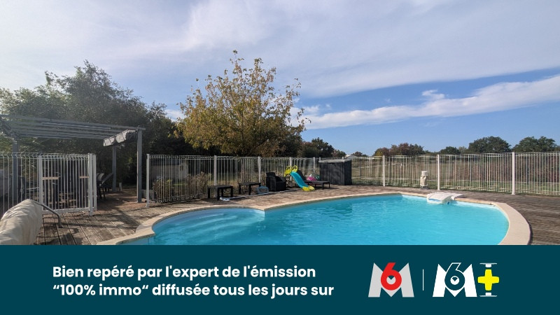 Vente Maison Plain pied 4 pièces avec piscine 