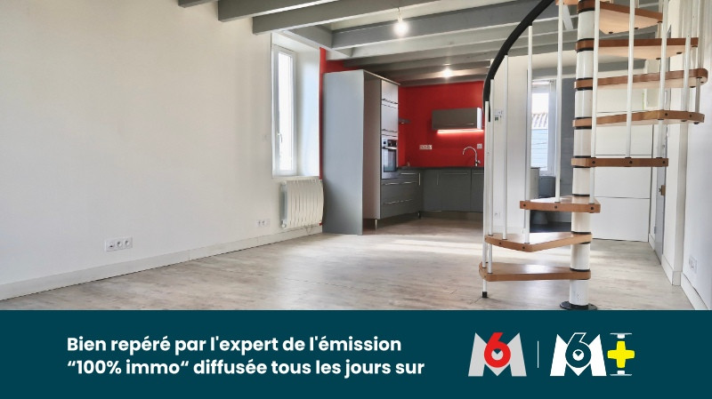 Vente Appartement T2 en duplex avec charme de l’ancien et garage fermé