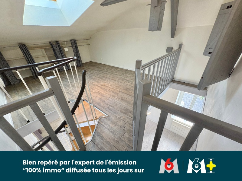 Vente Appartement T2 en duplex avec charme de l’ancien et garage fermé