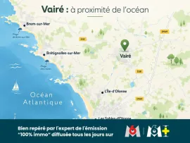 Vente Vairé – Maison de plain-pied de 151 m² à rénover – 3 chambres, véranda et garage