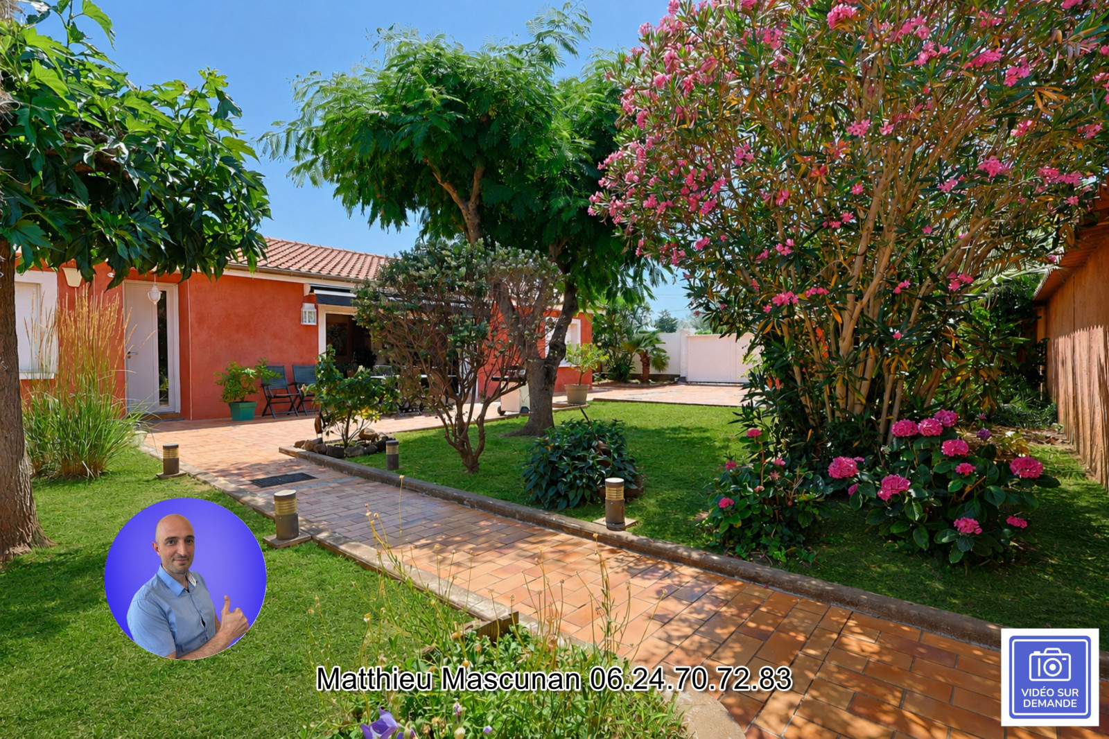 Vente Maison de plain-pied clé en main 126 m² – 4 chambres – Jardin intimiste & Presta