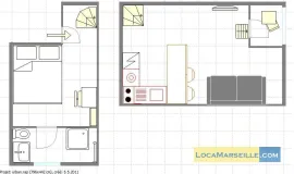 Location T2 29m² avec balcon - Blancarde