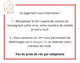 Location Livry à louer 3 pièces avec balcon et parking double