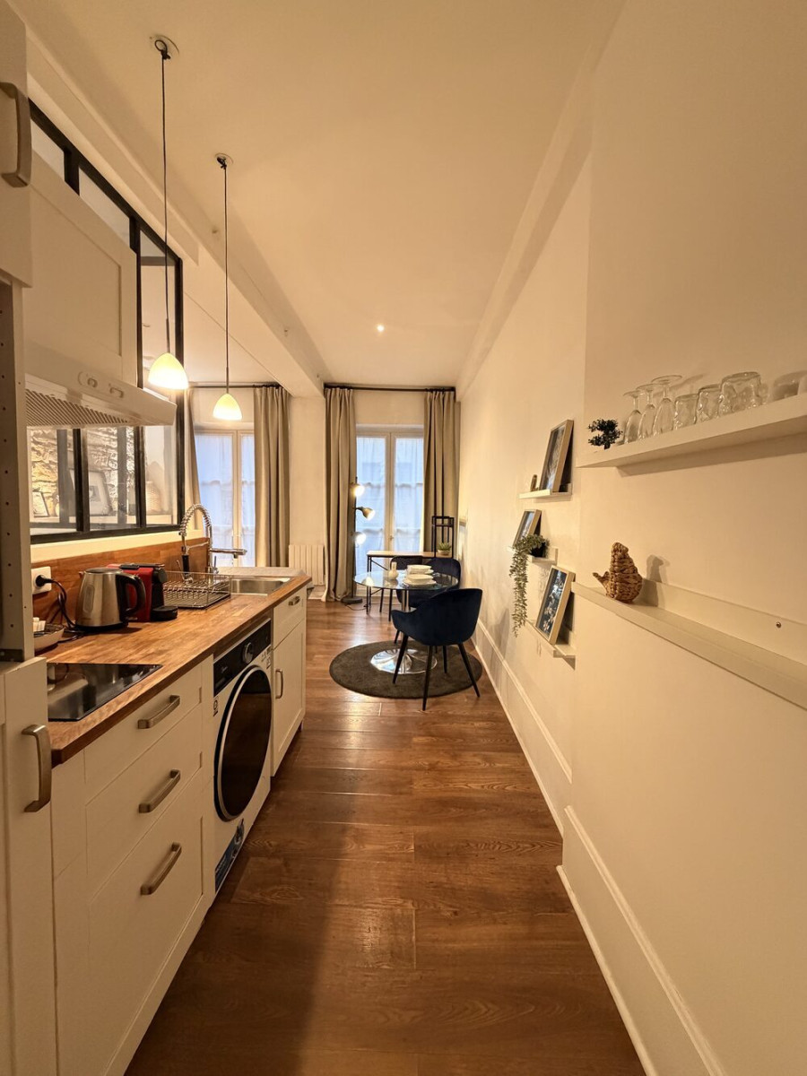 Location Charmant appartement meublé et rénové LYON 1