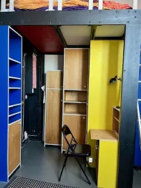 Location Studio Bauhaus Paris Etoile 17m2 - 4m sous plafond