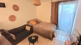 Location Beau studio meublé 22m² avec balcon Compans