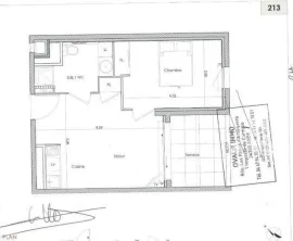 Location Beau 2P 37m² avec terrasse de 7m²