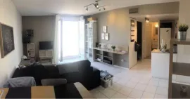 Location Beau F2 meublé 40m² dans belle résidence sécurisée