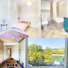 Location Charmant T2 67m² lumineux vue Saône