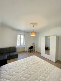Location Beau T3 meublé 56m² Strasbourg Cronenbourg