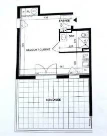 Location Location studio Tours avec terrasse parking cave