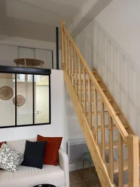 Location Beau studio avec terrasse et mezzanine à Boulogne