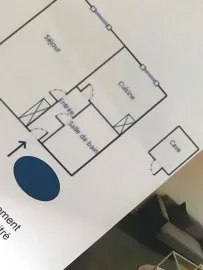 Location T1 33m2 avec tres belle vue dégagée sur Lyon
