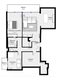Location LOCATION BEL APPARTEMENT DANS RESIDENCE ARBORE